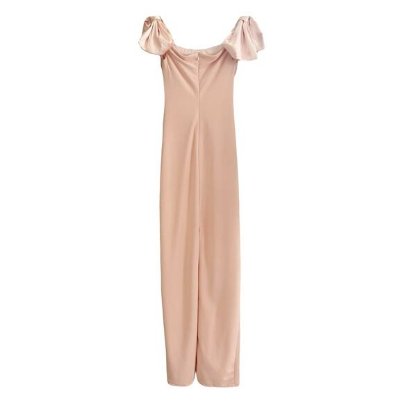 Lucy in the Sky Off the Shoulder Bow Maxi Dress Sz XS - Picture 4 of 7